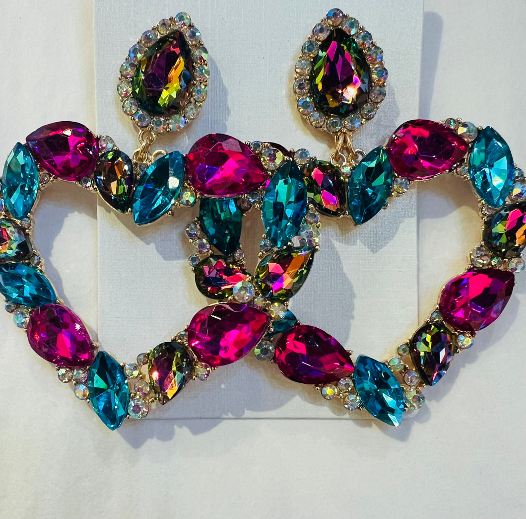 Queen Of Hearts Earring